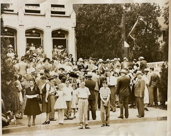 Columbus Avenue church of Christ circa late 40s