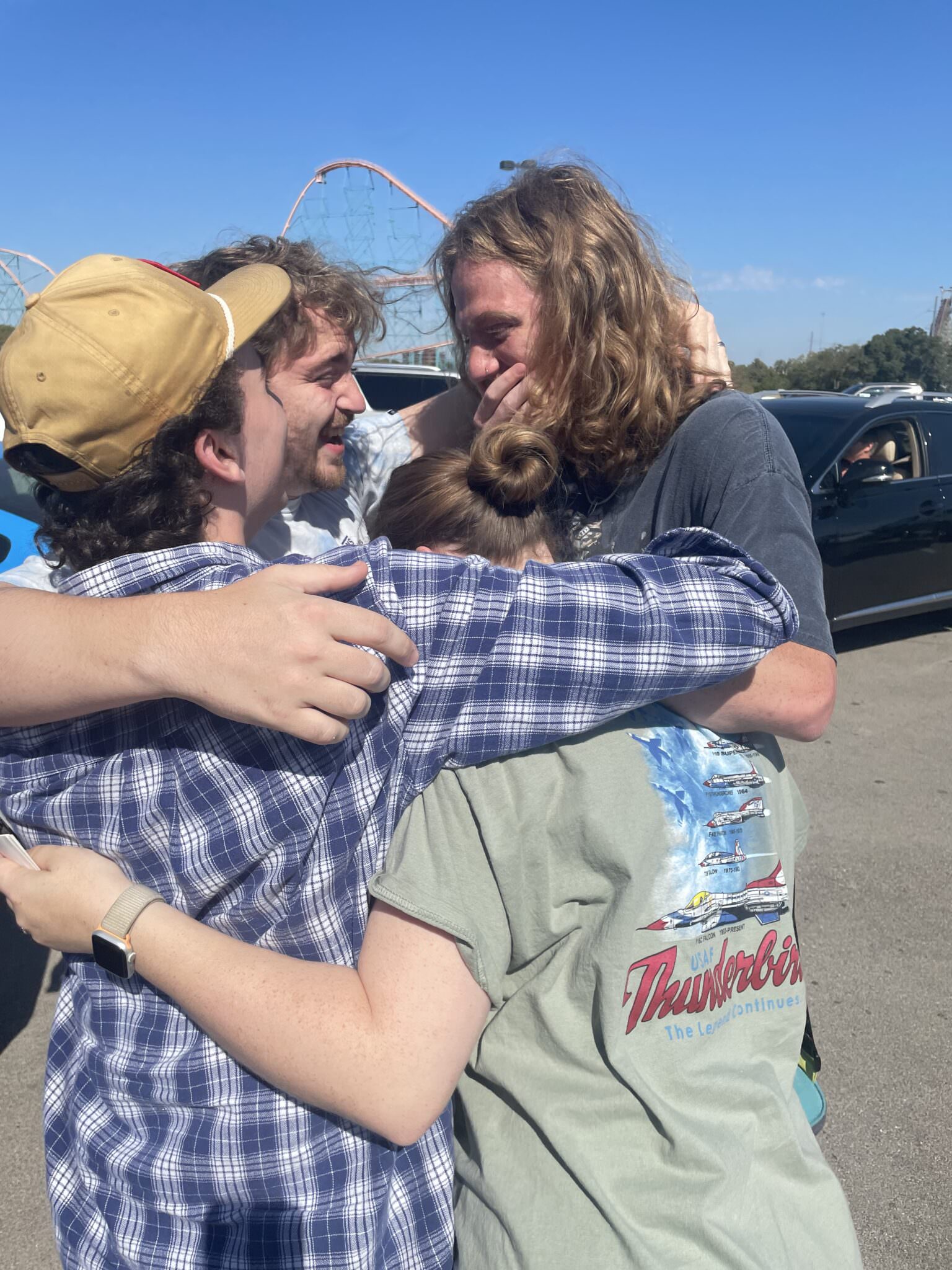 Our boys getting the news