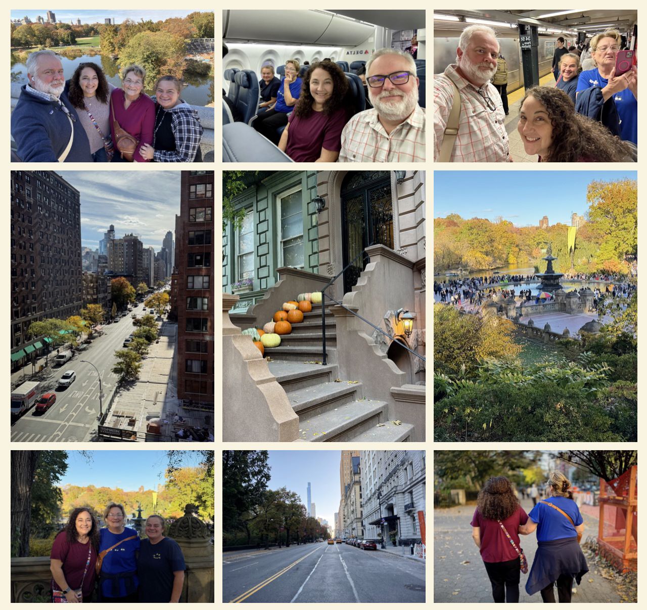 photo collage from our trip