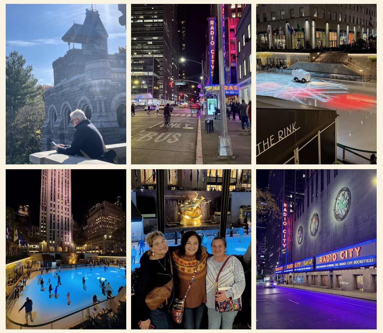 photo collage from our trip