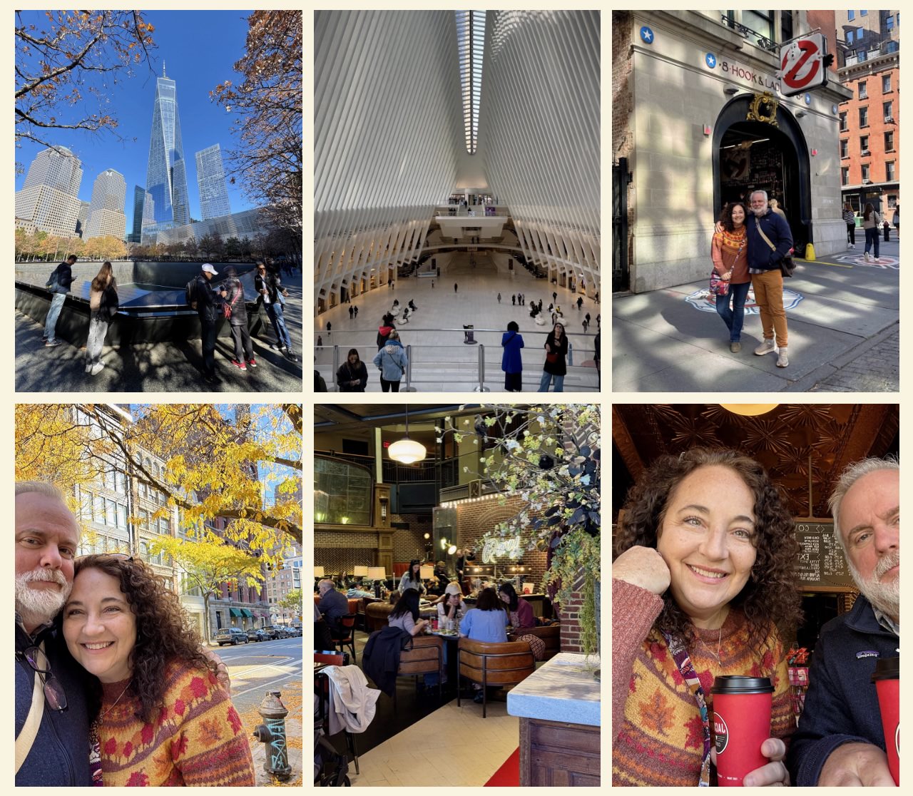 photo collage from our trip