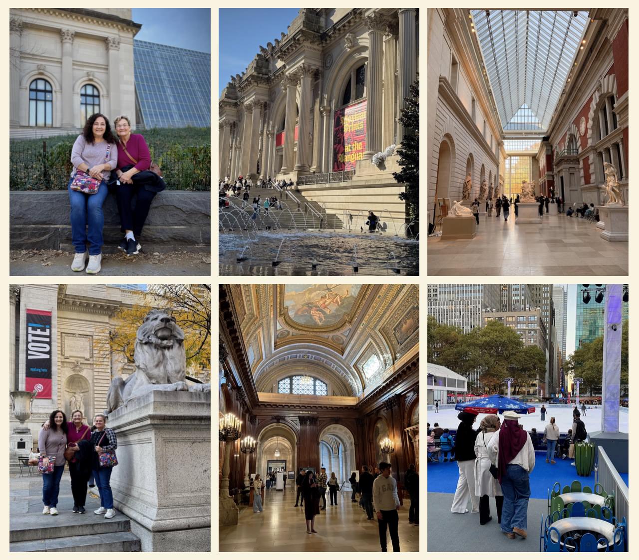 photo collage from our trip